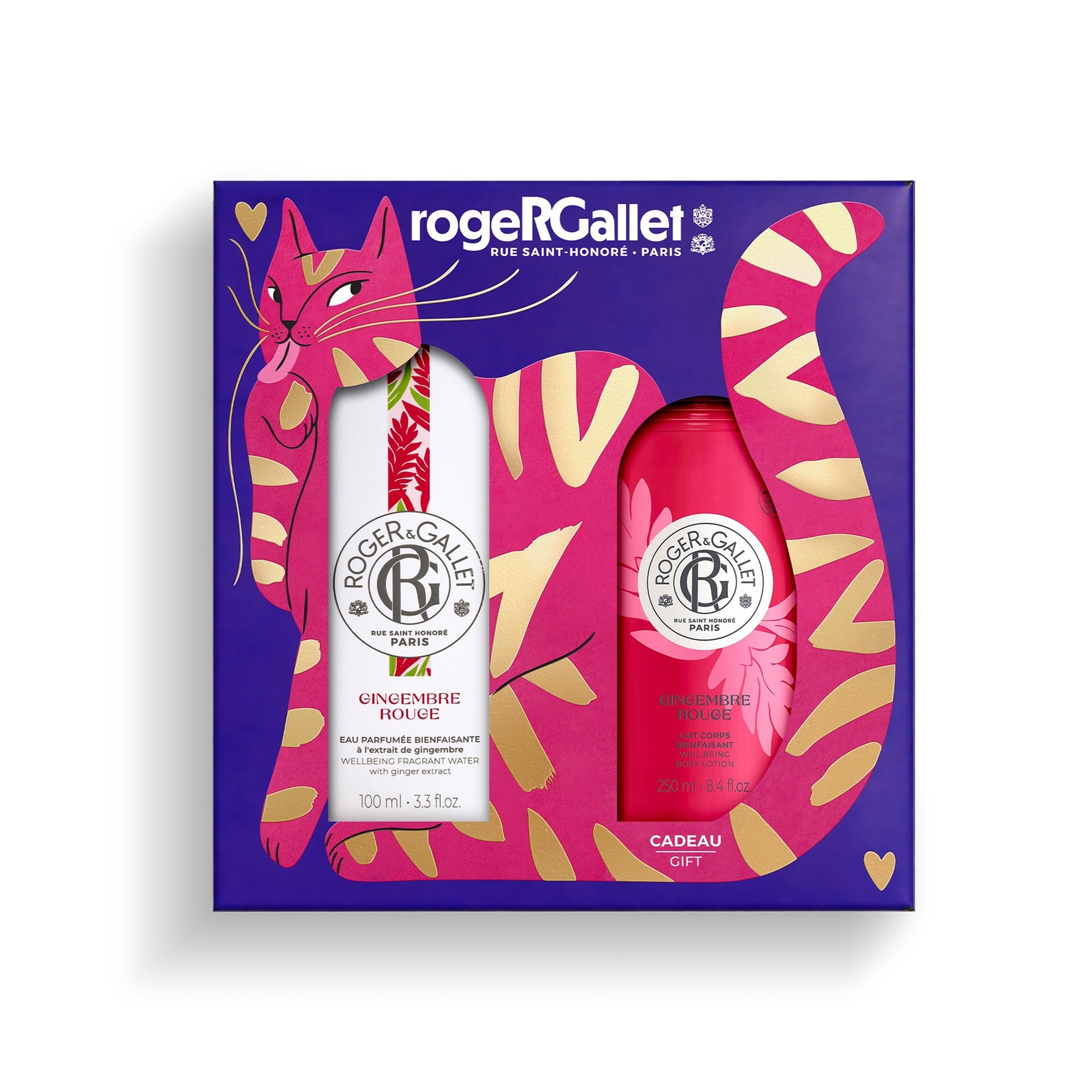 Gingembre Rouge Weihnachtsgeschenkset Duftendes Wohlfühl-Wasser + Wohlfühl-Körpermilch