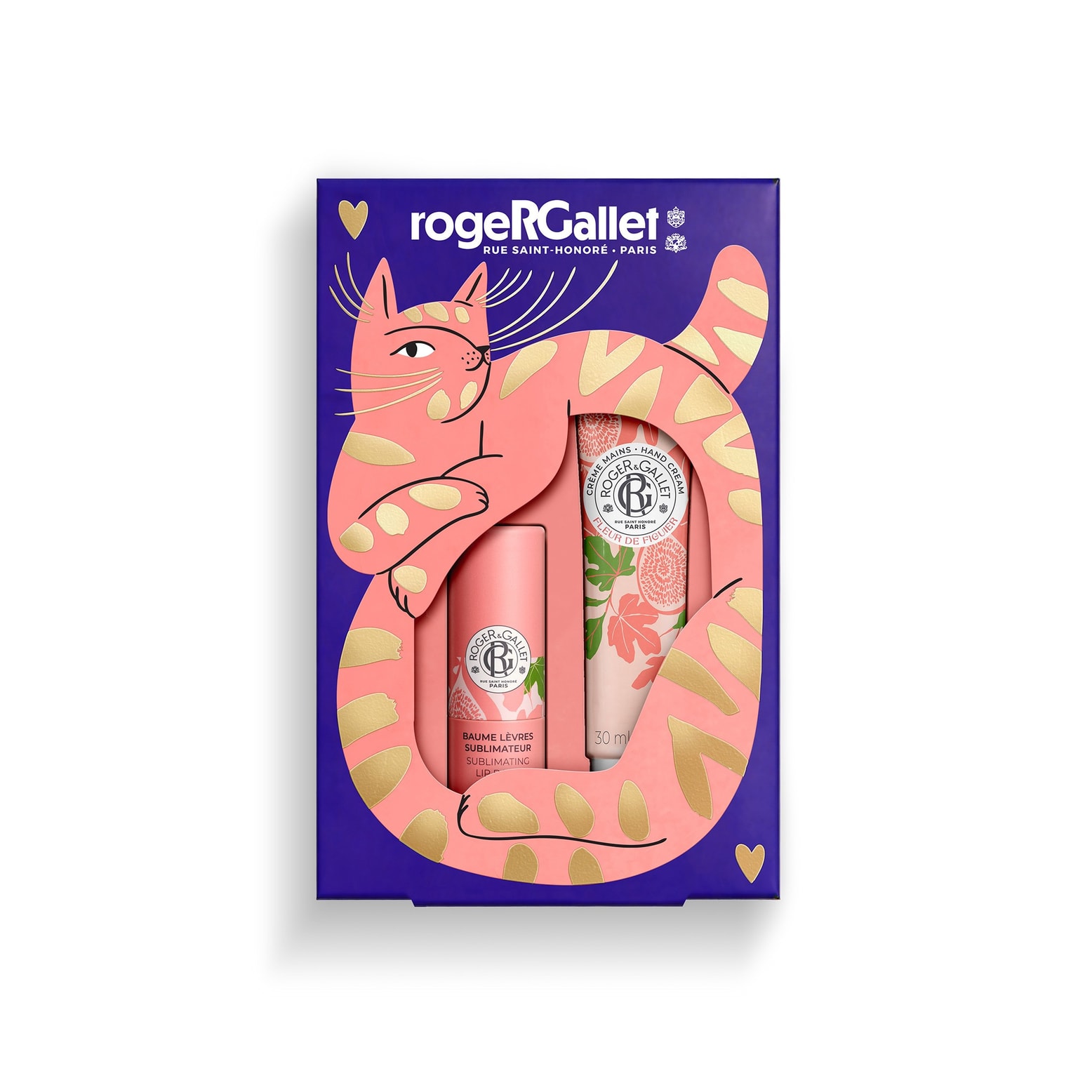 Fleur de Figuier Weihnachtsgeschenkset Subimating Lip Balm + Wohlfühl-Handcremes