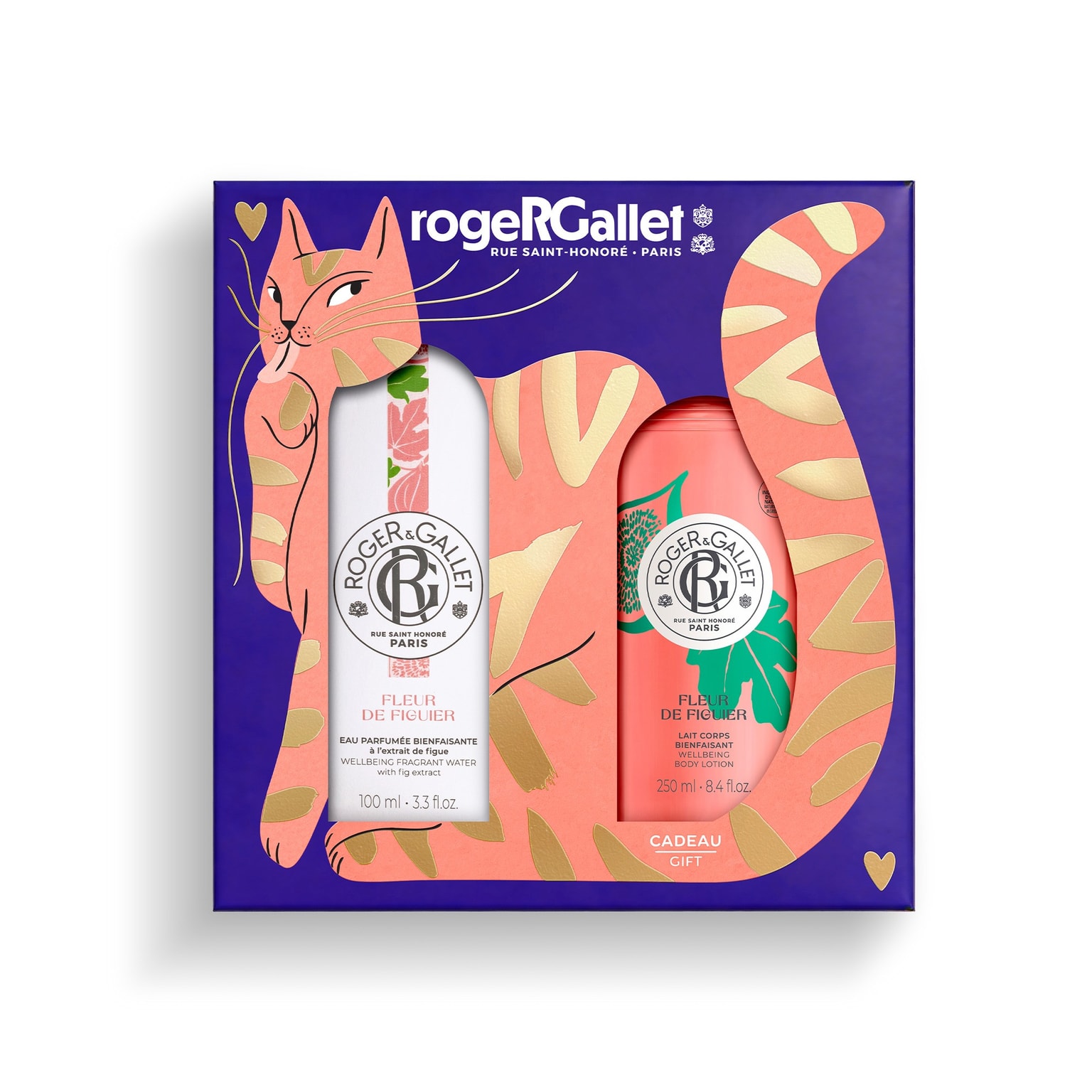 Fleur de Figuier Weihnachtsgeschenkset Duftendes Wohlfühl-Wasser + Wohlfühl-Körpermilch