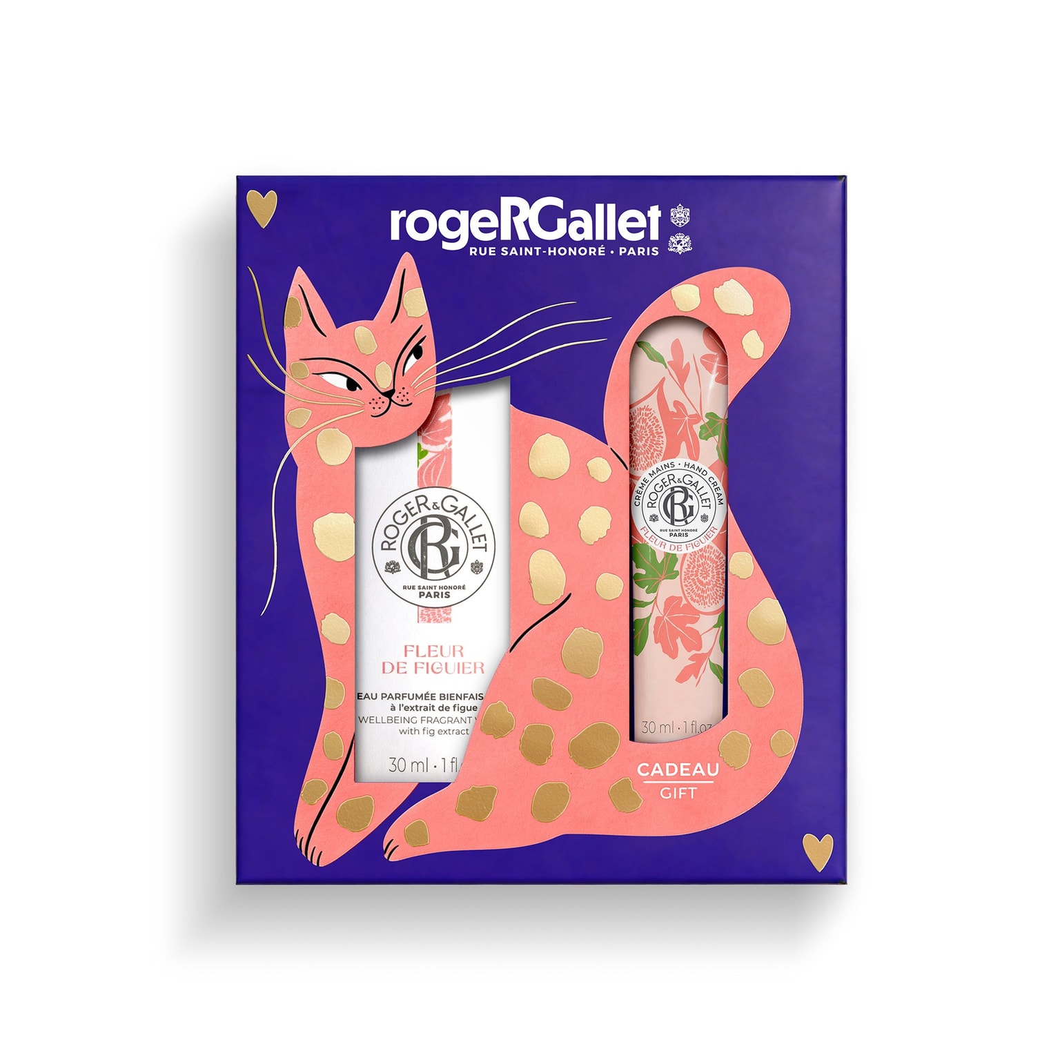Fleur de Figuier Weihnachtsgeschenkset Duftendes Wohlfühl-Wasser + Wohlfühl-Handcremes